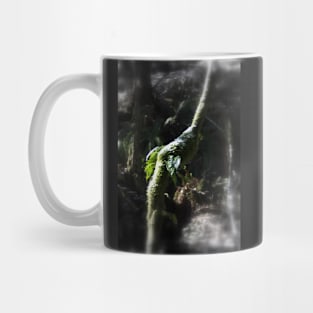 snowy Oregon ferns in trees 2 Mug